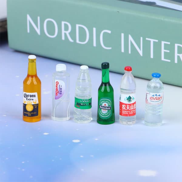 IC Dukkehus Simulering Øldrikk Modell Mini Drikkesett Leketøy Dukke A1
