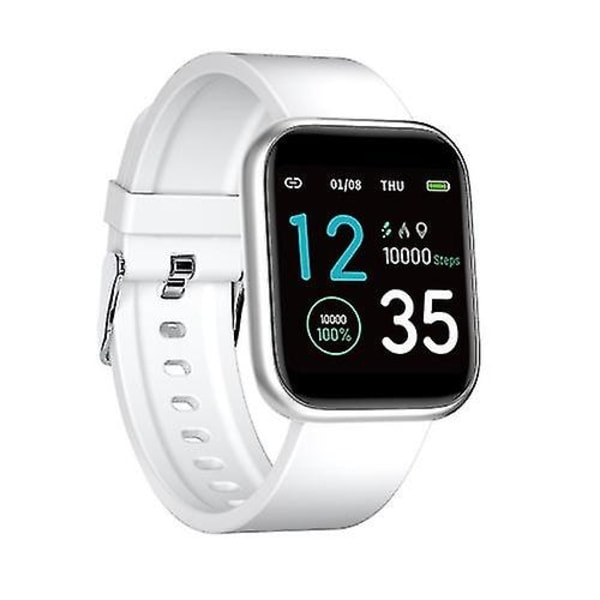 X21 1,3 tommer ful berøringsskærm Smart Armbåndsur Klokke Hvid