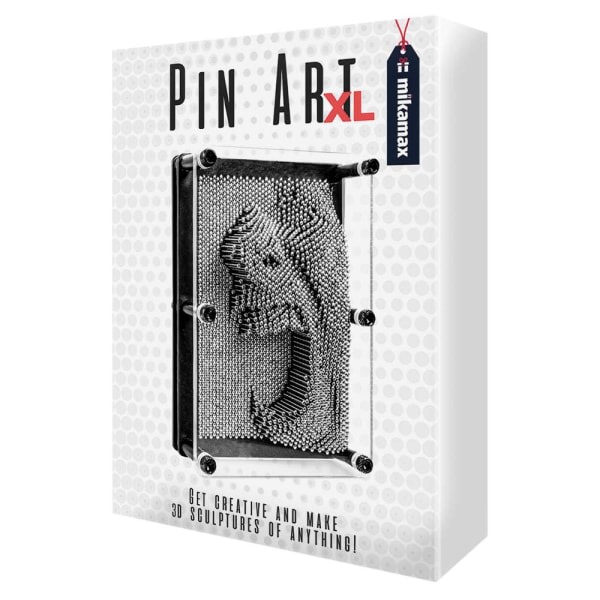 Pin Art XL - Pinscreen i Metal Sølv