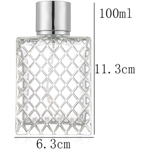 IC 100 ml parfymflaska, sprayflaska