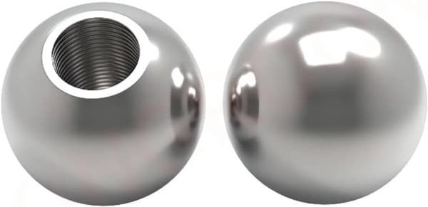 20 gjengede stålkuler - 10 mm erstatningskuler i kromstål - M4-gjenge for Kossel K800 3D-printer magnetisk kulehodesystem