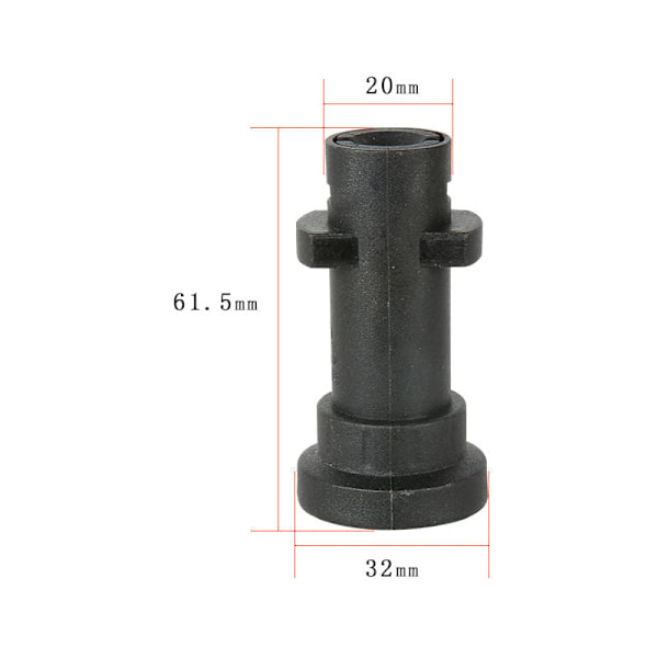 Adapter för högtryckstvättspistol med 1/4'' invändig snabbkoppling, kompatibel med Karcher/Kärcher K-seriens högtryckstvättar K2, K3, K4, K5, K6, K7