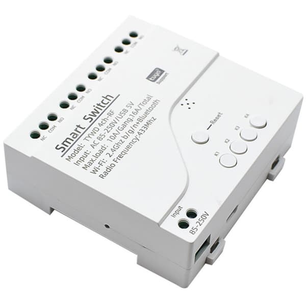 Smart Wifi Motor Switch Module 433 Fjärrkontrollrelä, AC85-250V