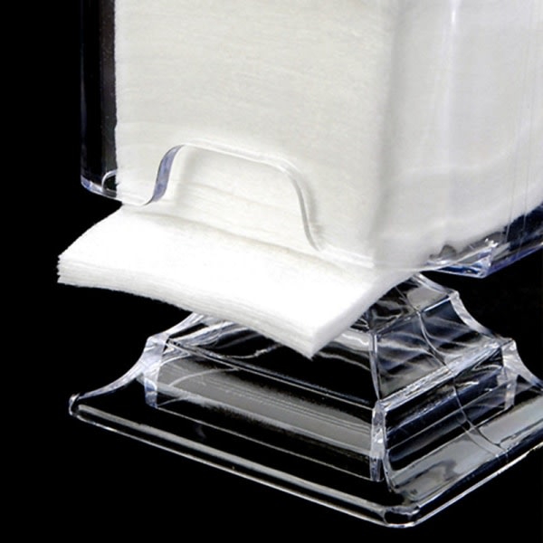 IC Akryl Stativ Forvaringslåda Nail Art Cosmetic Cotton Pad Wrap