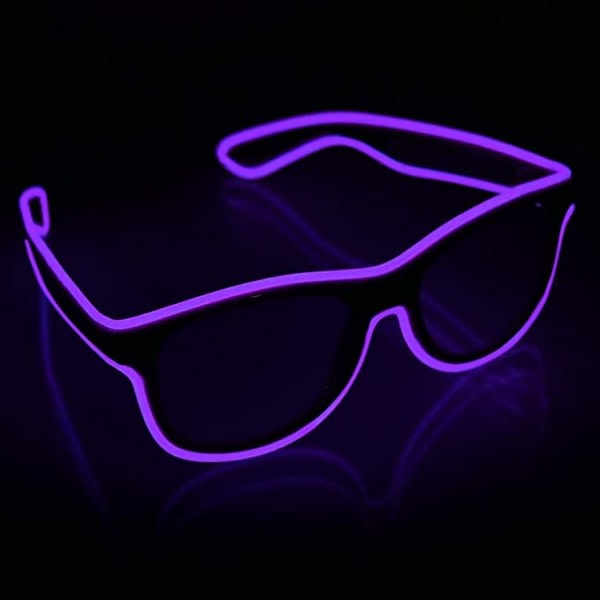 IC NOE Trådløst glødende LED-glasögon med blinkende position
