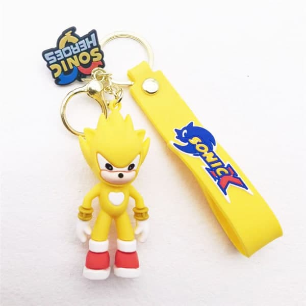 Anime-avaimenperä Sonic the Hedgehog -avaimenperä riipus keltainen IC