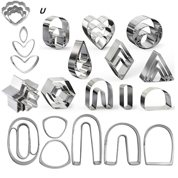 DIY leire øredobber smykker øredobber laging farget leire tilbehør med oppbevaringspose og bakside i papp J 141-piece set
