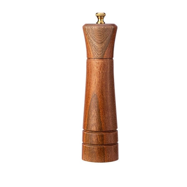 IC Träpepparkvarn svart manuell flaska pepparkvarn (keskikokoinen ebenholts 14 cm pe bas),