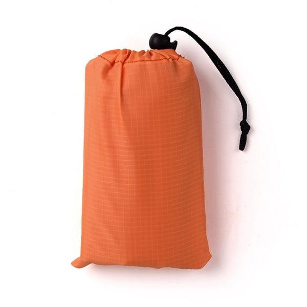 IC Vikbar ficka campingmatta utomhus Ultratunn vattentät picknick Orange