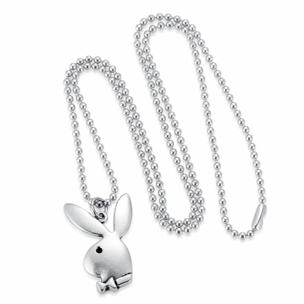 IC Playboy Bunny Halskjede 24\" Rolo-kjede i 304 Rustfritt Stål
