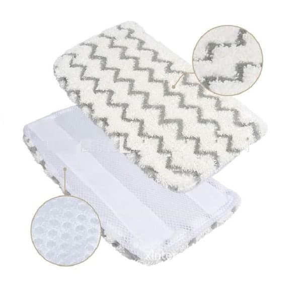 IC 4 stk dampmopp puder, vaskbare mikrofiber rengørings puder til damprenser til damp lomme mopp til hårdt gulv