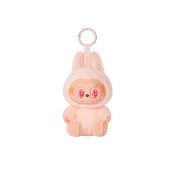 Halv Pris Kampagne! 1-pak POP MART Labubu 2.0 The Monsters Spændende Macaron Plys Dukker Figur Legetøj Blind Boxes pink