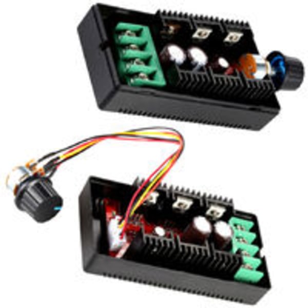 IC 10-50V/40A/2000W PWM-ohjain DC-moottorin nopeuden säätimelle Ulkoinen nopeuden säätökytkin