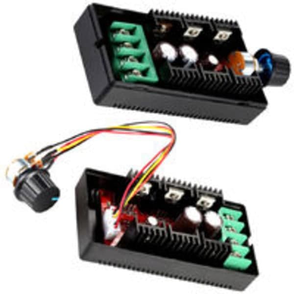 IC 10-50V/40A/2000W PWM-styrenhet för DC-motorhastighet Extern hastighetskontrollbrytare