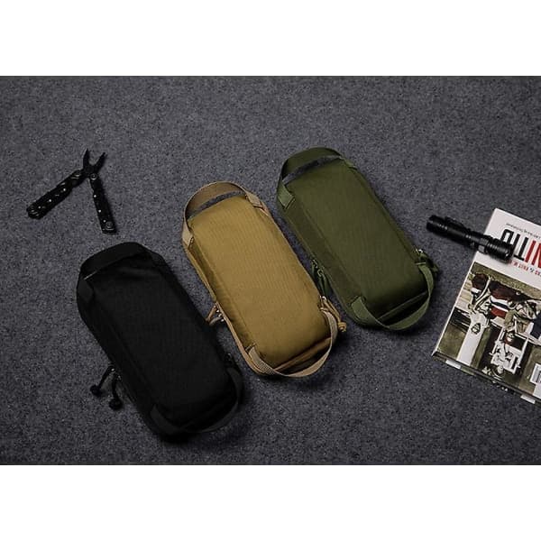 IC Multifunktionell Messenger Väska Axel Stöldskydd ArmyGreen