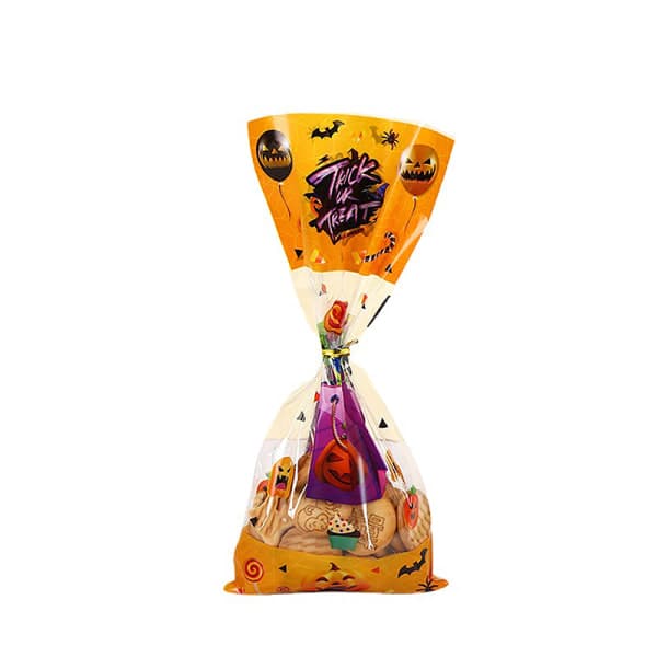 50 st Halloween-godispåsar Pumpa Häxa Mönstrad S