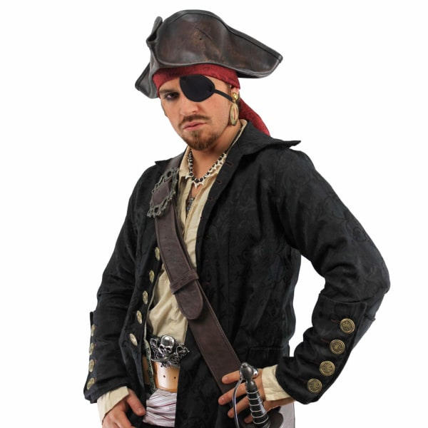 2 st Ögonlapp Cosplay Justerbar Piratögonlapp för Barn