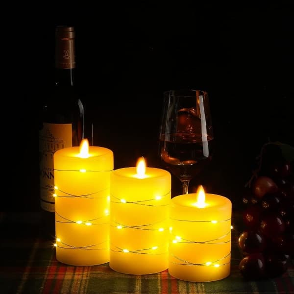 IC LED-lys, innebygde julelys, 3 LED-lys