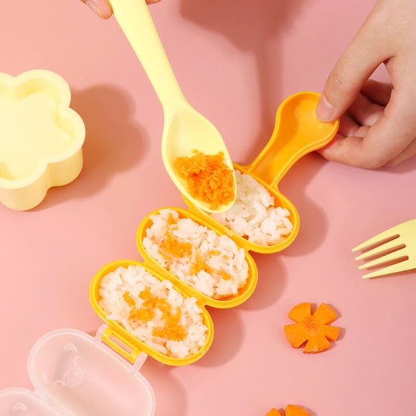 IC 7 stk/ sæt Form Sushi Rulle Maker Køkkenredskab DIY Buet A1