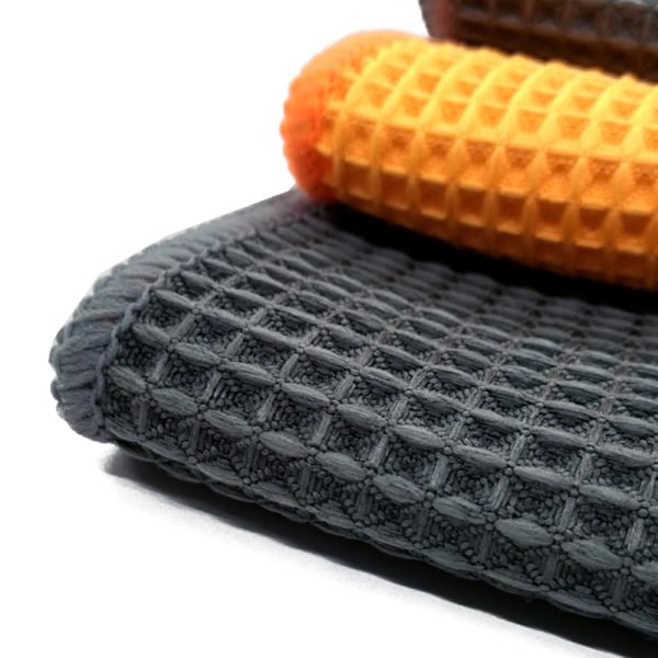 IC 2 ST Biltvask Håndkle Glass Rengjøring Vann Tørking Mikrofiber Grå