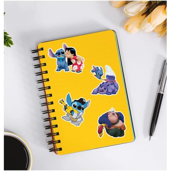 100 stk. Stitch-klistermærker, Lilo & Stitch-klistermærker OLilo