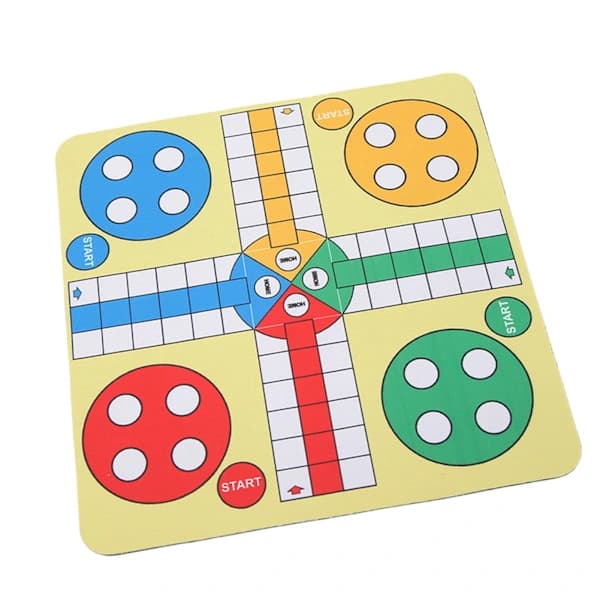 Foldable Leather Chess Board Compact Washable Mouse Pad Family Travel Board Game