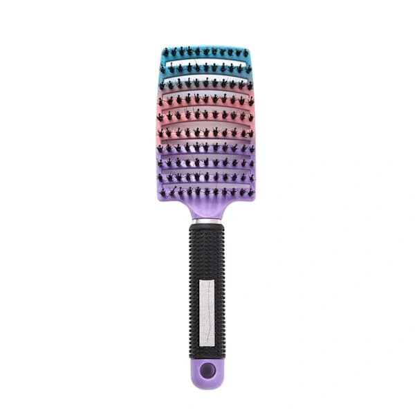 Ergonomisk ventilerad hårborste för styling och hårbottenmassage Lila Lila