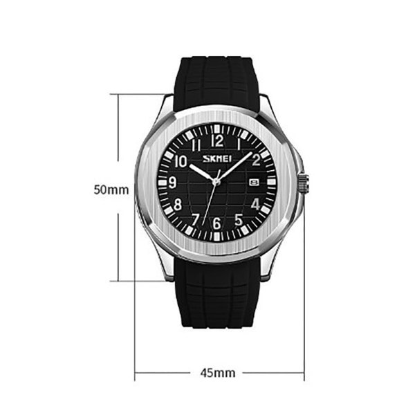 Herrkvartsklockor för män Chronograph Display Vattentät Armbandsur
