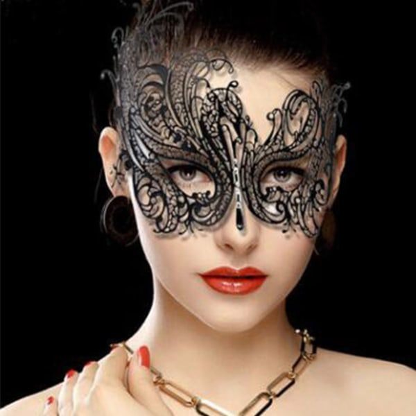 IC Par Maskerad Mask Metall Masker Venetianska Party Mask Halloween