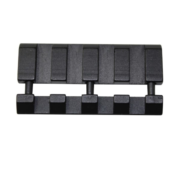 IC 1. st. 11 mm til 22 mm Snap-in Skinnemonteringsadapter med fjeder Doveta