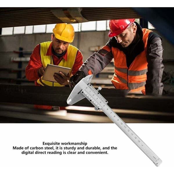 Vernier Caliper Høj Præcision Kulstofstål Vernier Caliper 0-150mm