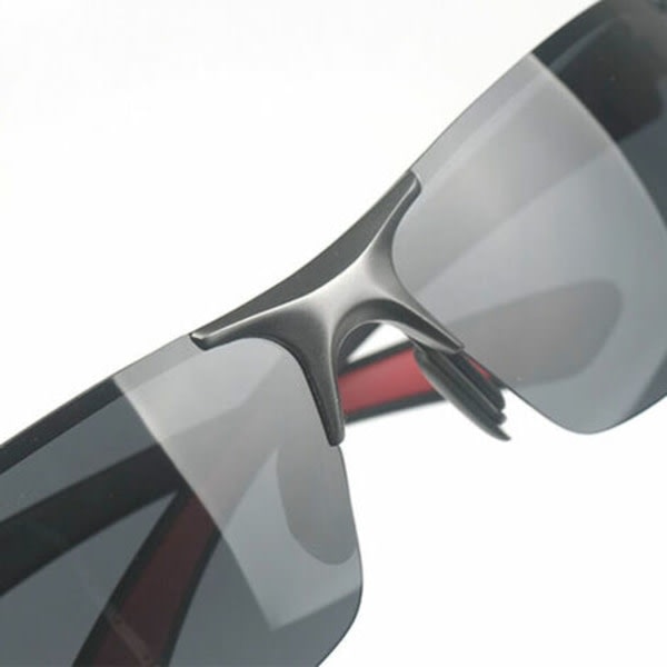 IC Modebågar polariserade solglasögon i aluminium magnesiumlegering, ultralätta och bekväma sportsolglasögon i högupplöst harts