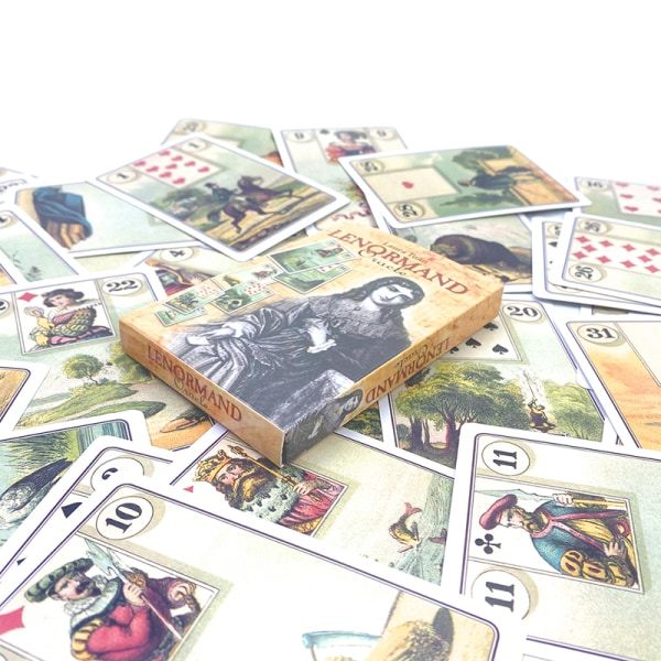 IC Lura Tuan LENORMAND Orakelkort Tarot Familie Party Brettspill F flerfarget 1Box