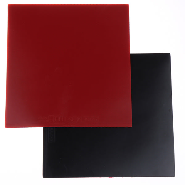 IC 1st röd/svart 2,2 mm bordtennisracket gummisvampträning Röd one size