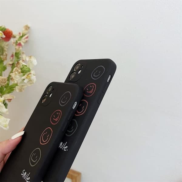 IC Telefonfodral Kompatibelt med iPhone, Cover Smiley Face