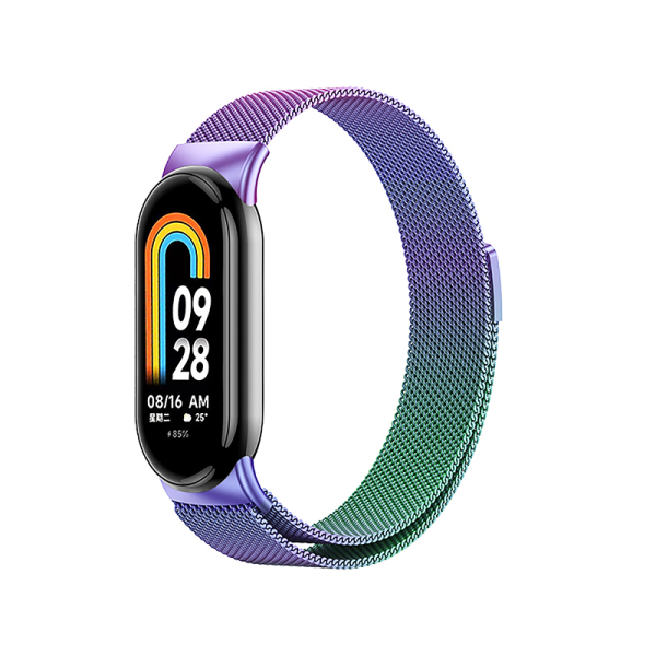 IC Rem til Band 8 Rustfrit stål Flettet Solo Loop Justerbar R Rose Gold