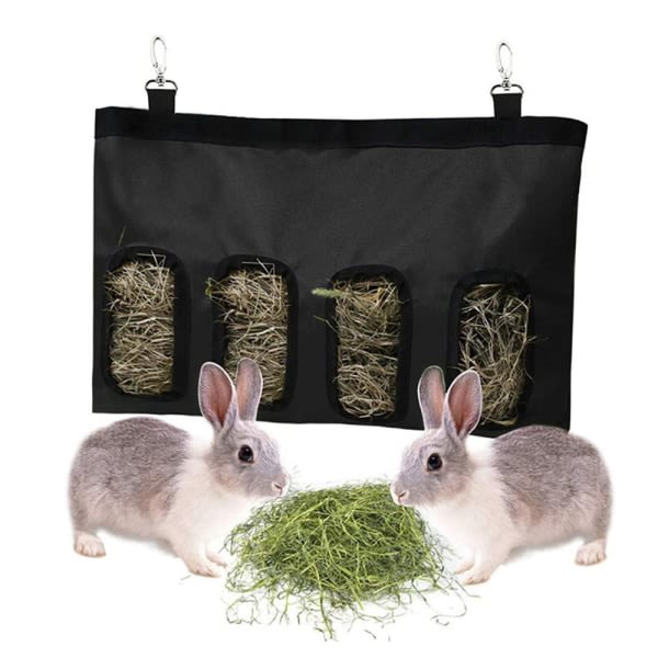 IG Hömatare kaninmatningspåse, kaninhömatare, litet djur sort