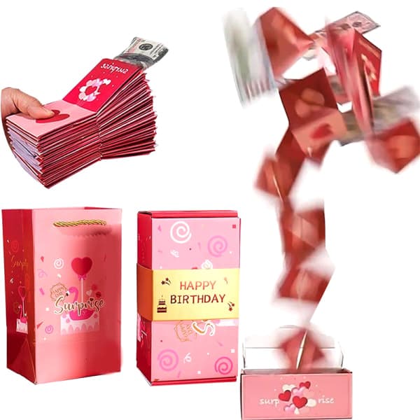 IC Yllätyslaatikko - Luo yllättävin lahja Pink one size