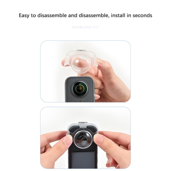 IC För Insta 360 X3 Clear Lens Guards Protection Waterproof Dust-P