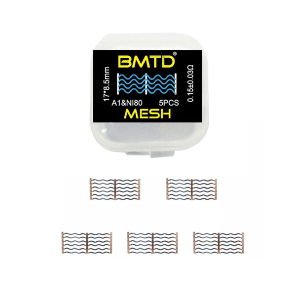 IC 5 Styck 17*8,5 mm Meshwork Spole Clapton Ni80 + A1 Värme Mesh Coil