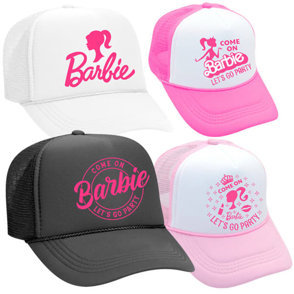 Barbie Bokstaver Broderte Baseball Caps Sommer Keps A4