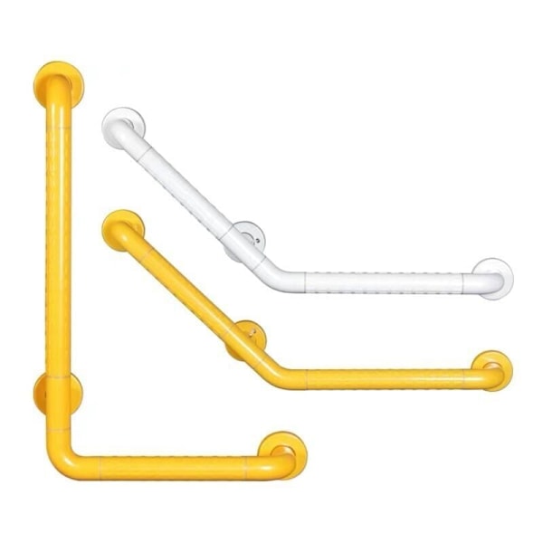 Basic 135° Vinklet Støttehåndtak Armlene 45cm (Hvit) 3 fot..DEBUNS
