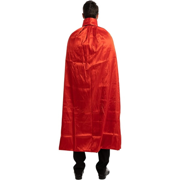 IC Halloween-häxan fest dubbelsidig vampyrkappa med huva, 120 cm