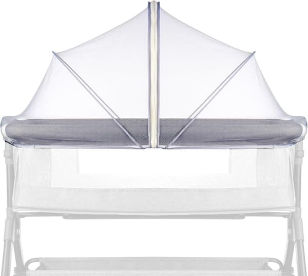Mosquito Net - Protective - Net Cover - Cradle Accessory - Keeps - Insects/Cats - Two-Way Zipper - Comes - with - Storage Bag