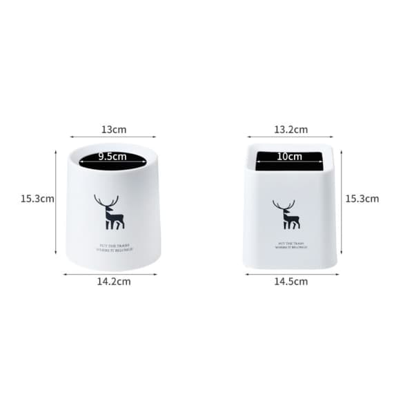 IC Mini Opdagelsesboks Square Deer Hvid (14,5cm*10cm*15,3cm)