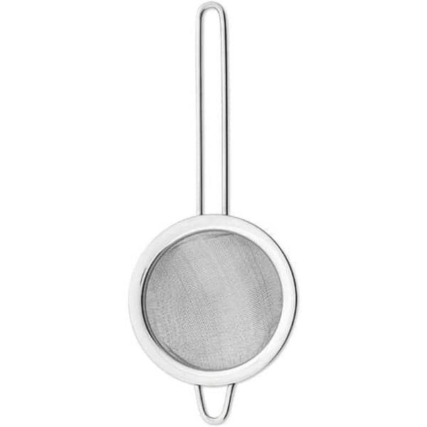 IC Rostfritt tefilter diameter: 75 mm, silverfärgad