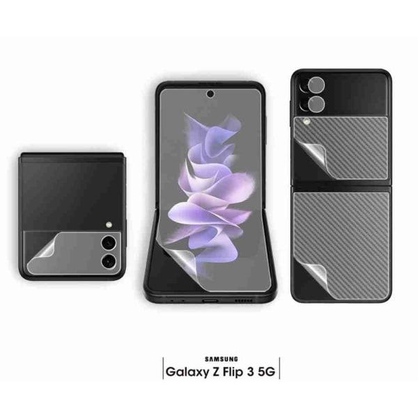 IC Samsung Galaxy Z Flip 3 - Mjukt skärmskydd i fyra delar