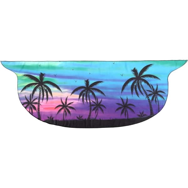 Strand Sarong för Kvinnor - Blå Kokosnöt Mönster