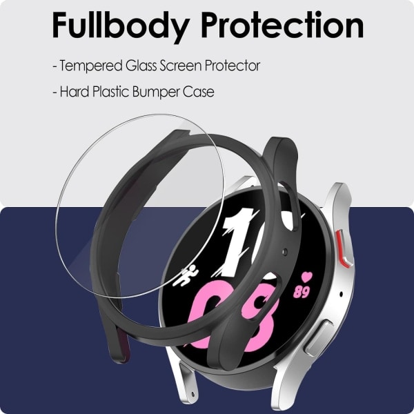 Skærmbeskyttelse og etui til Samsung Galaxy Watch 5 44mm, ramme IC
