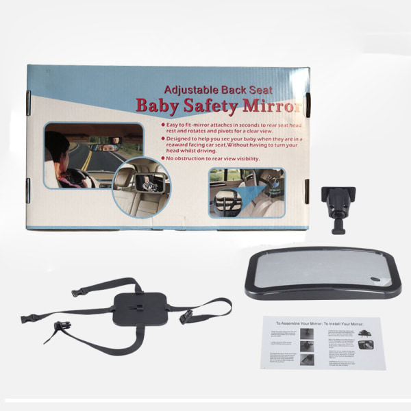 IC Baby spejl med 360 graders rotationsfrihed